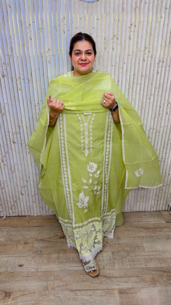 designer pure cotton muslin suit ccc569