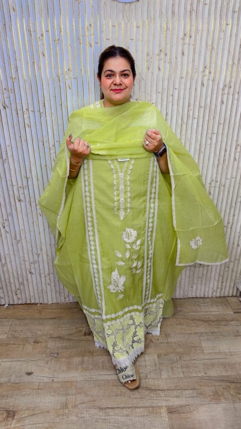 designer pure cotton muslin suit ccc569