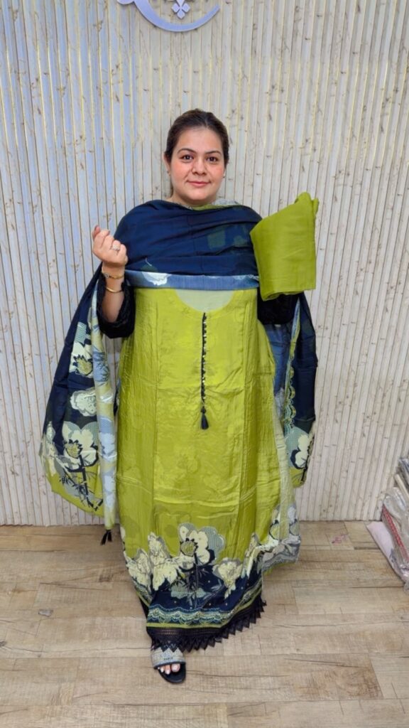 designer pure muslin cotton suit ccc589