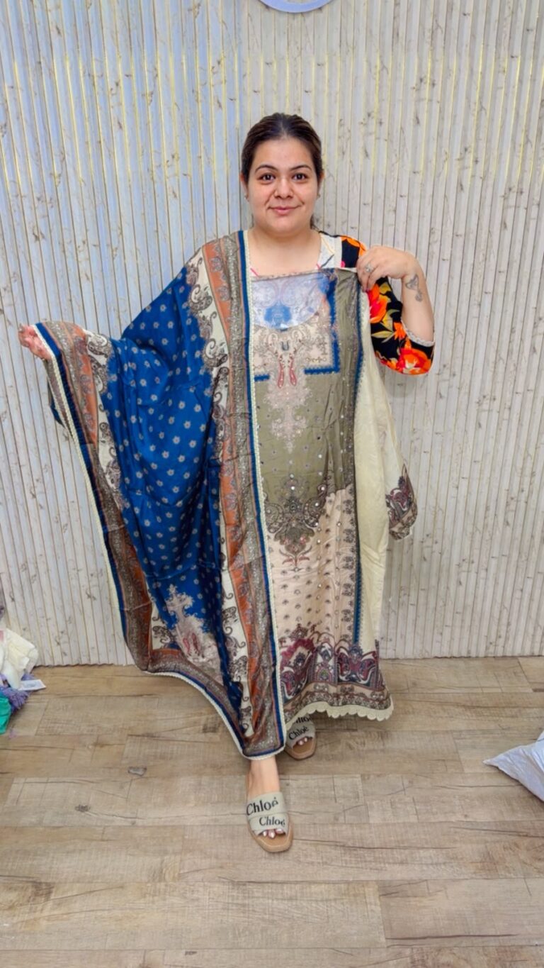 designer pure georgette polka suit ccc601