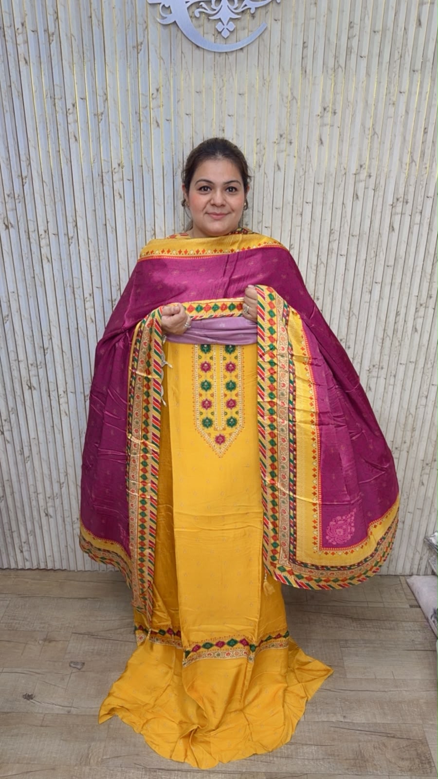 designer pure silk suit ccc622