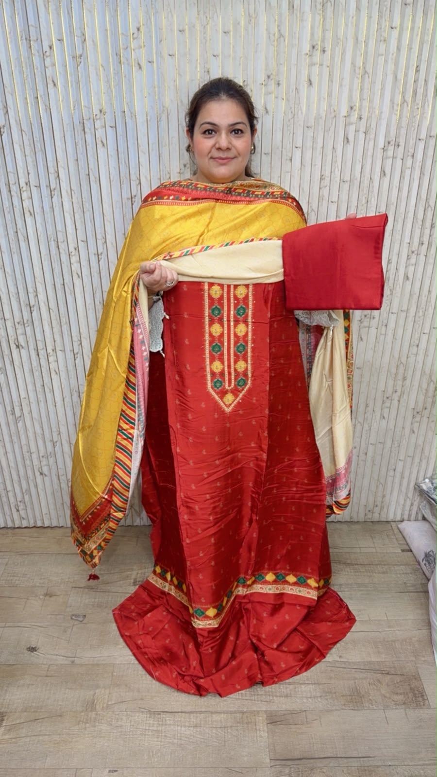 designer pure silk suit ccc622