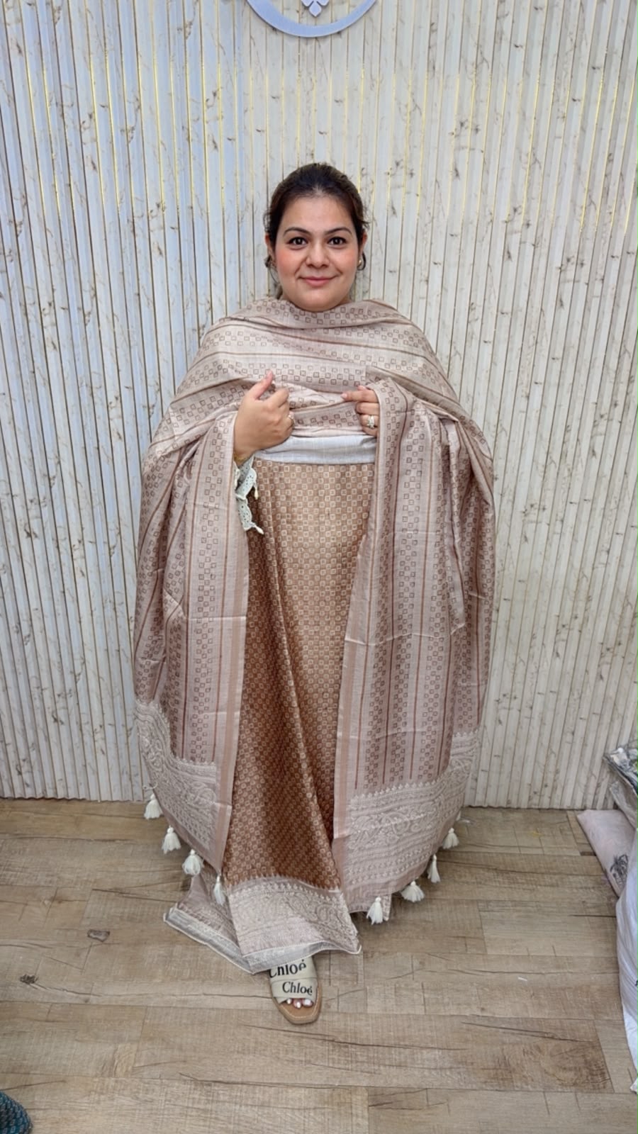 designer pure silk suit ccc622