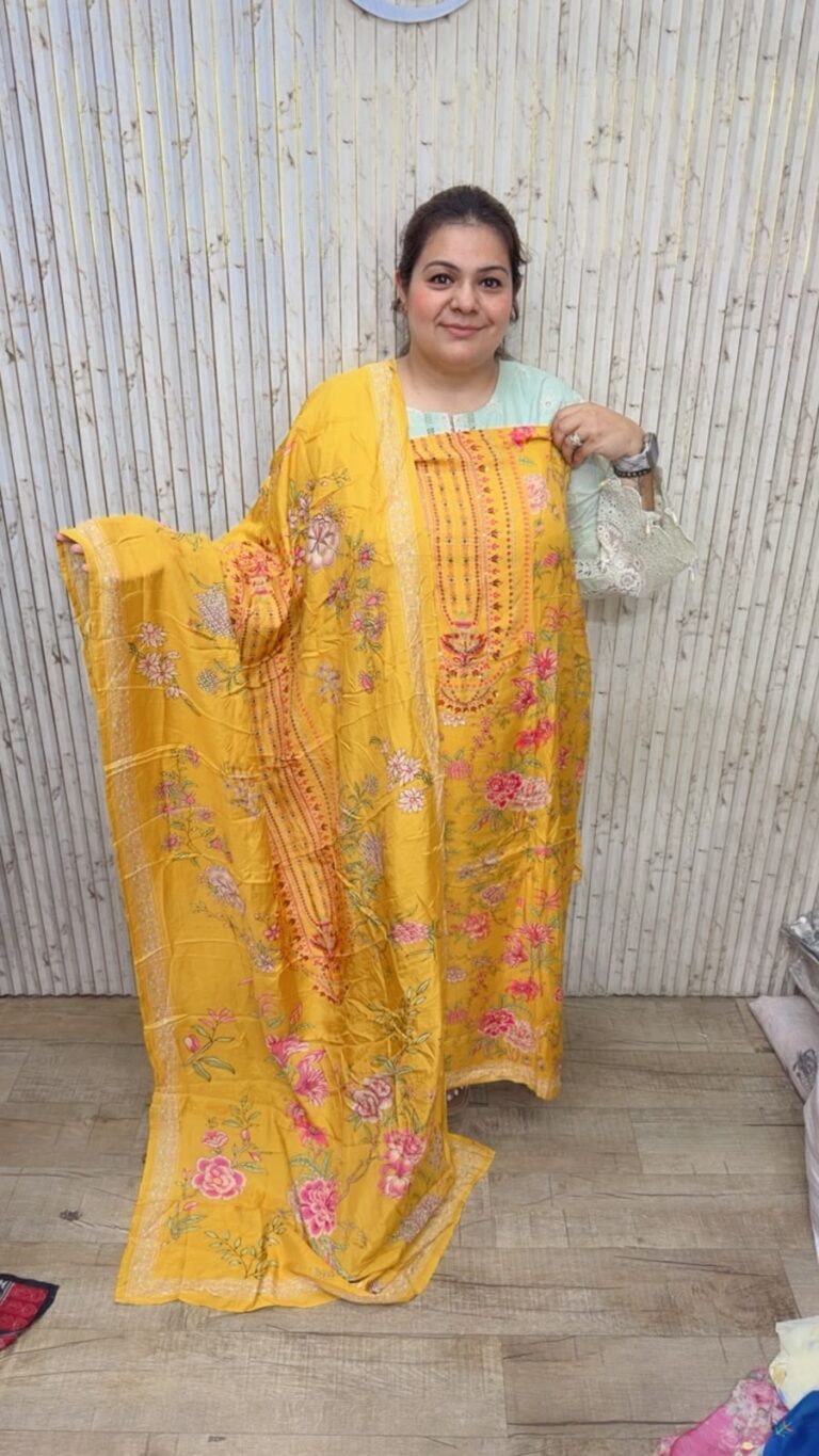 designer pure silk suit ccc622