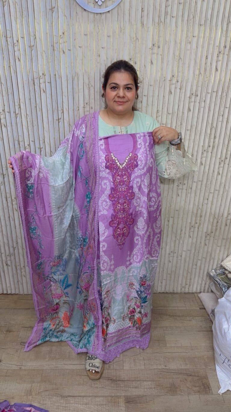 designer pure muslin suit ccc640