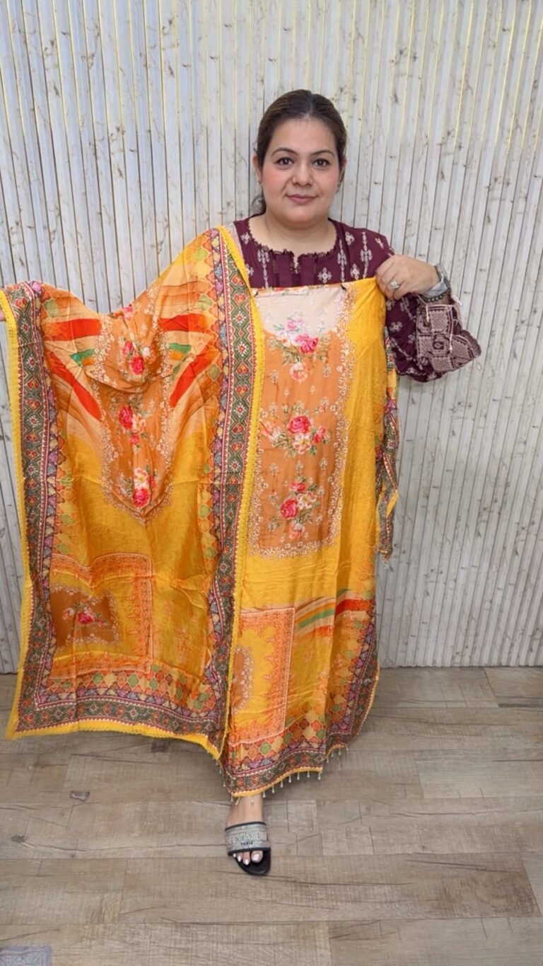 designer pure pakistani cotton stitched suit ccc642
