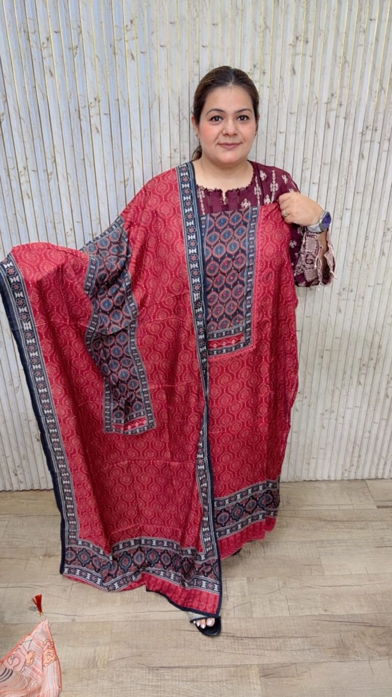 designer pure pakistani cotton stitched suit ccc642