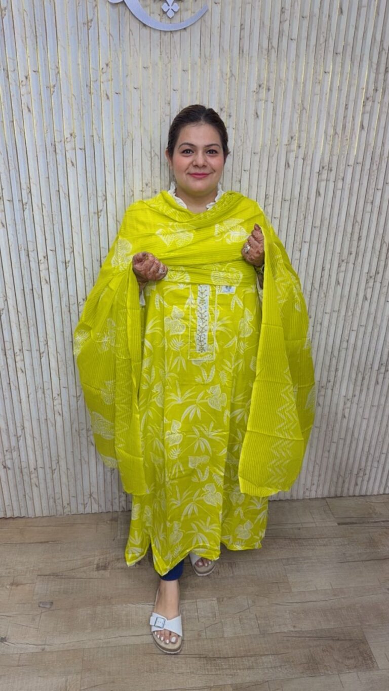 designer pure muslin suit ccc660
