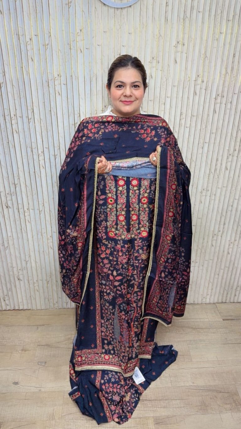 designer pure muslin suit ccc660