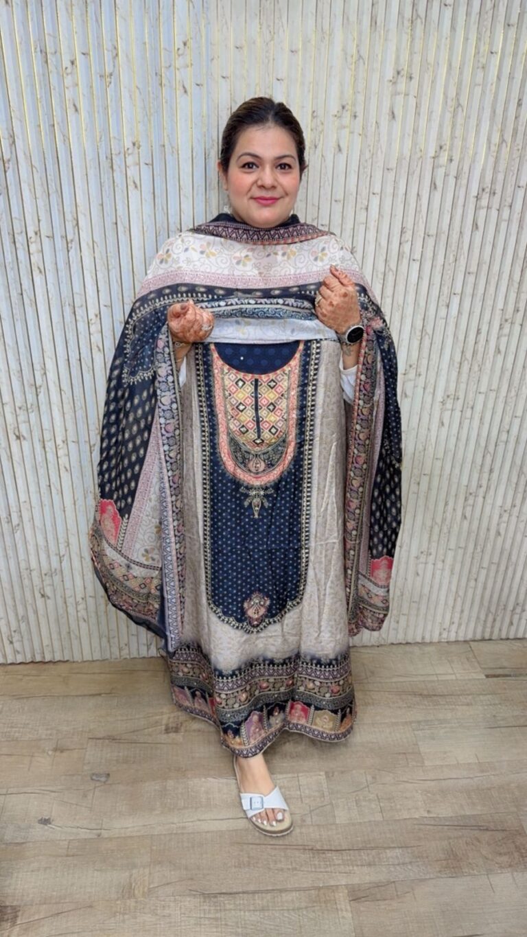 designer pure muslin suit ccc660