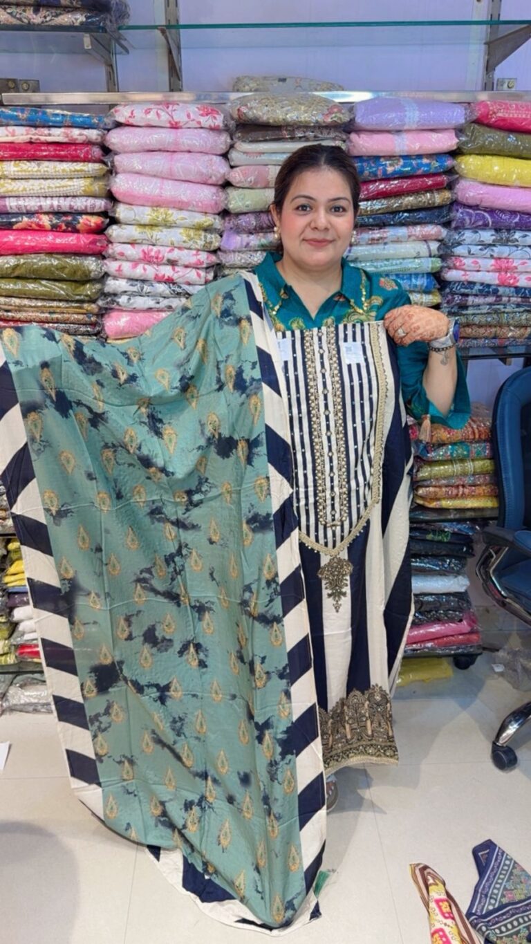 designer pure muslin suit ccc678