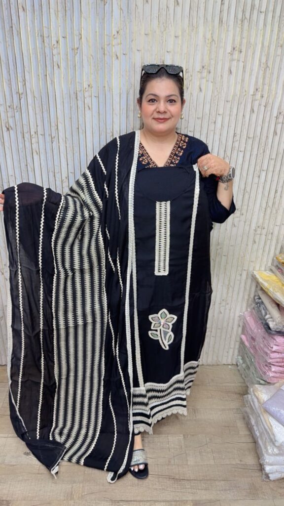 designer pure muslin cotton suit ccc679