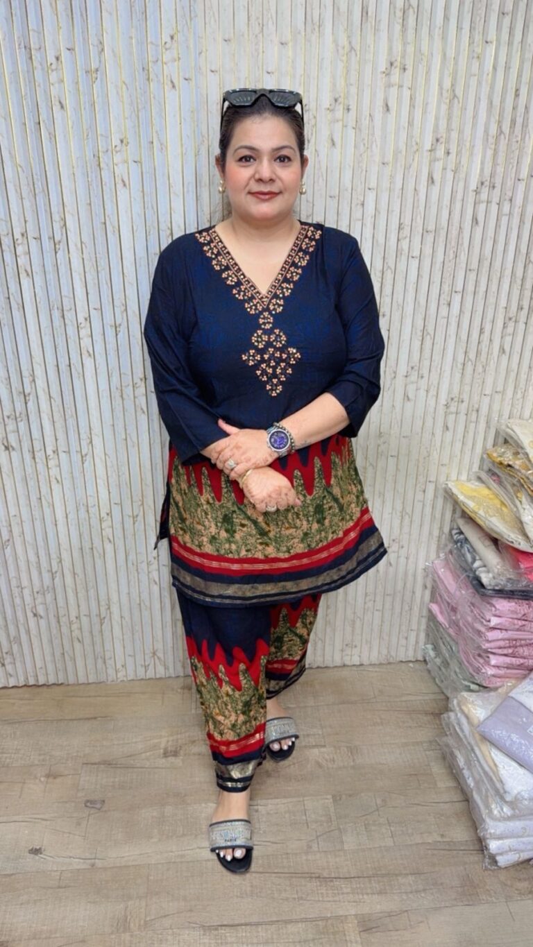 designer pure muslin cotton suit ccc679