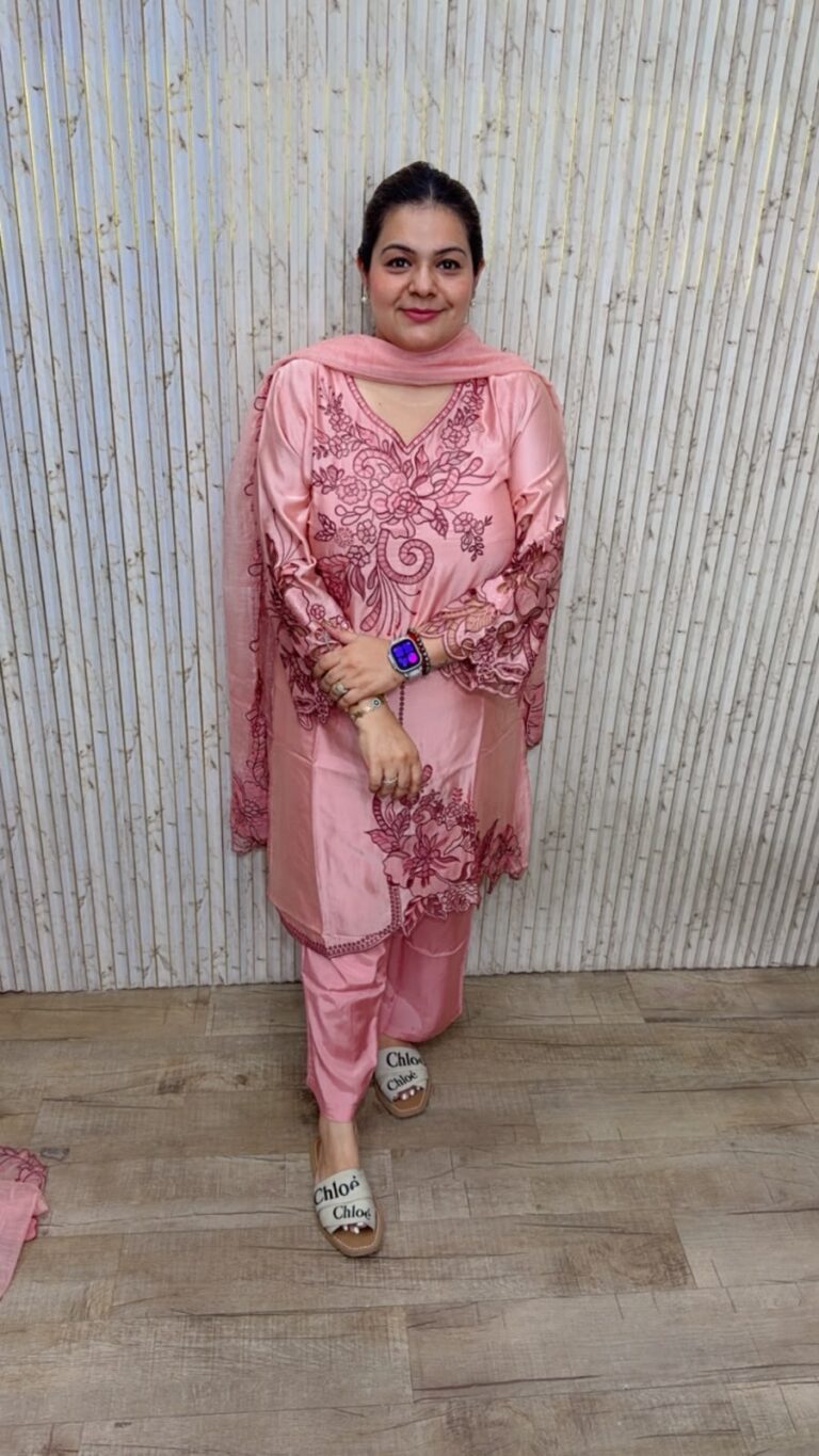 designer pure pakistani cotton silk stitched suit ccc696