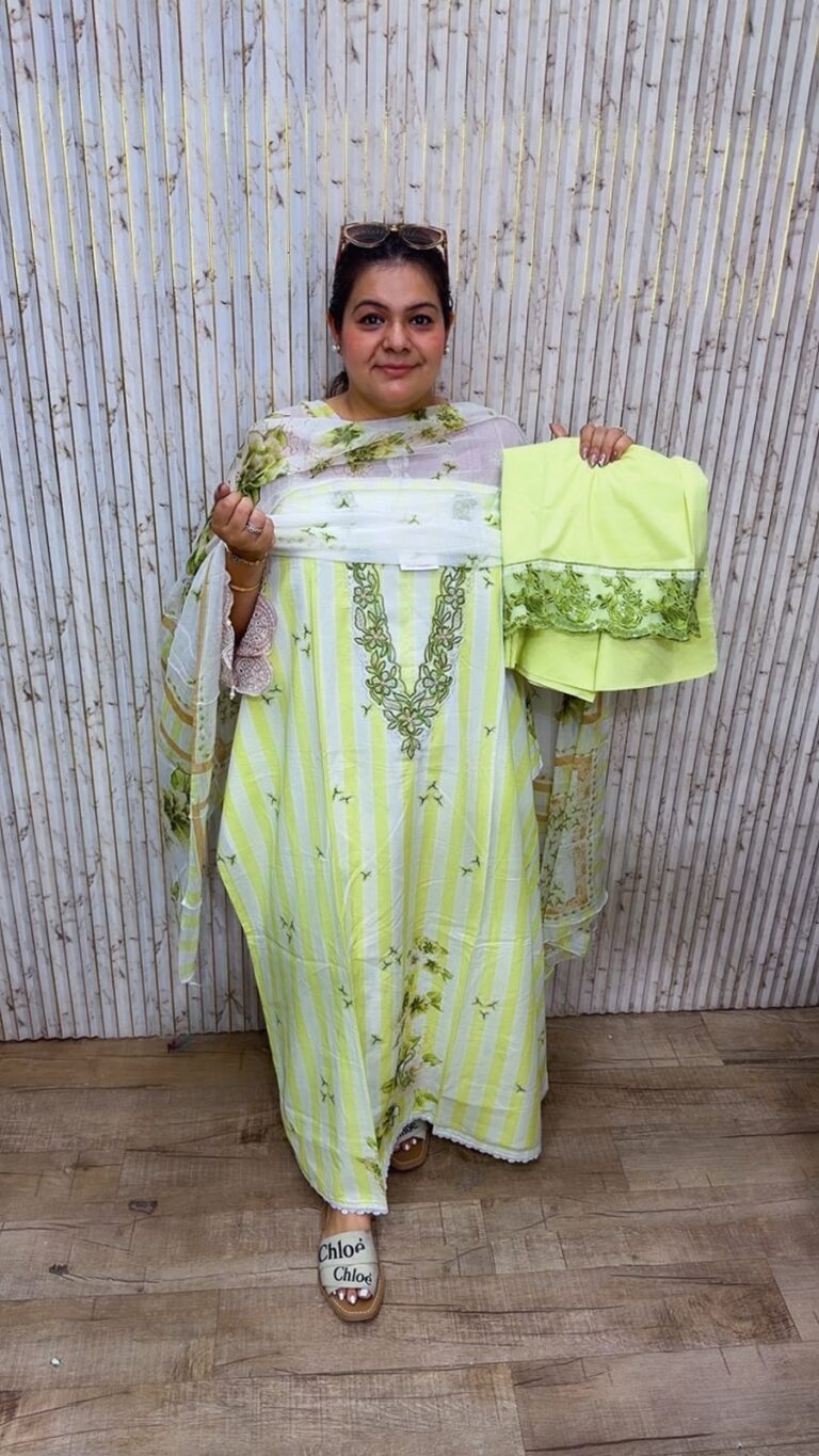 designer pure pakistani cotton suit ccc705