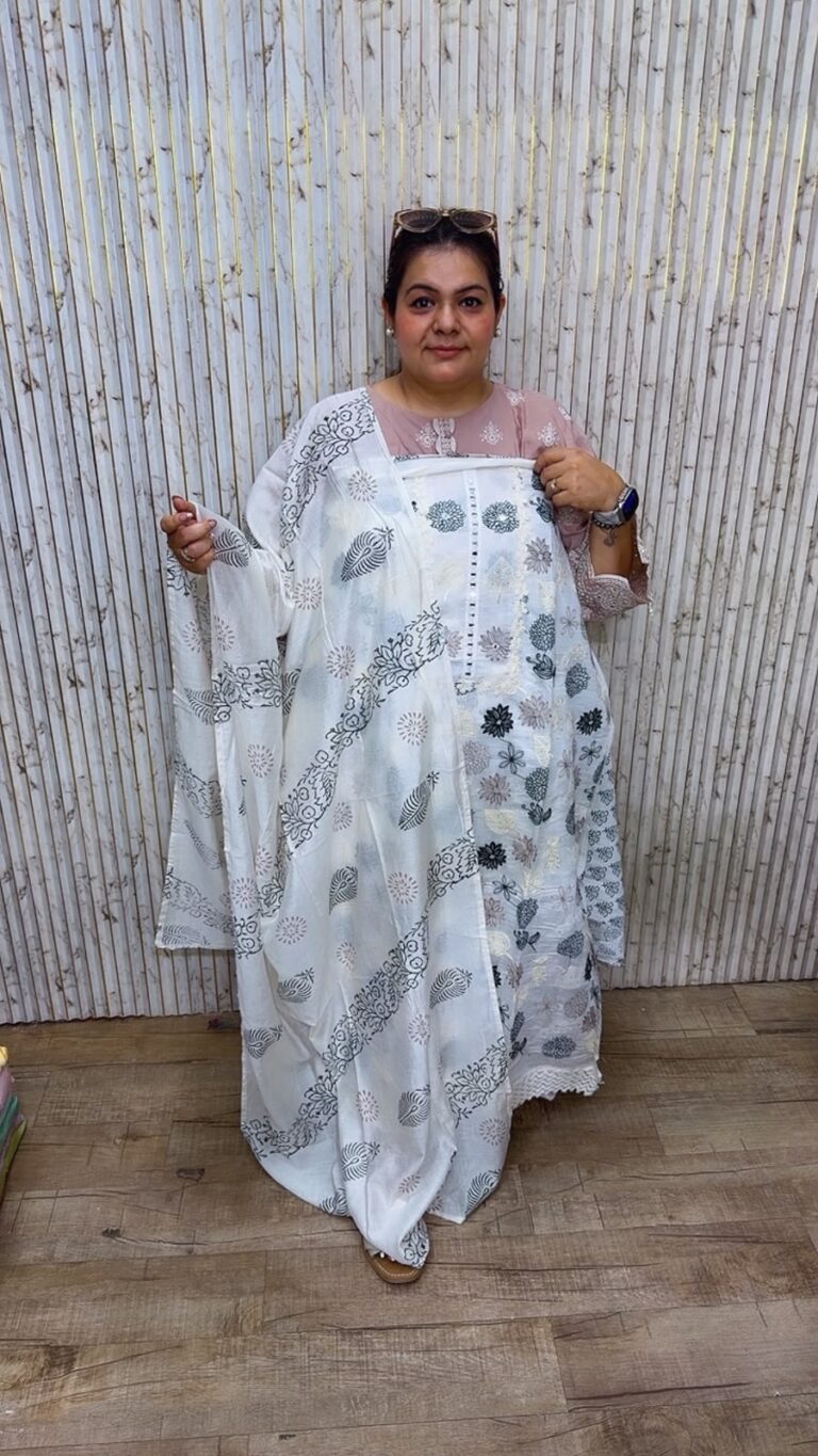 designer pure pakistani cotton suit ccc705