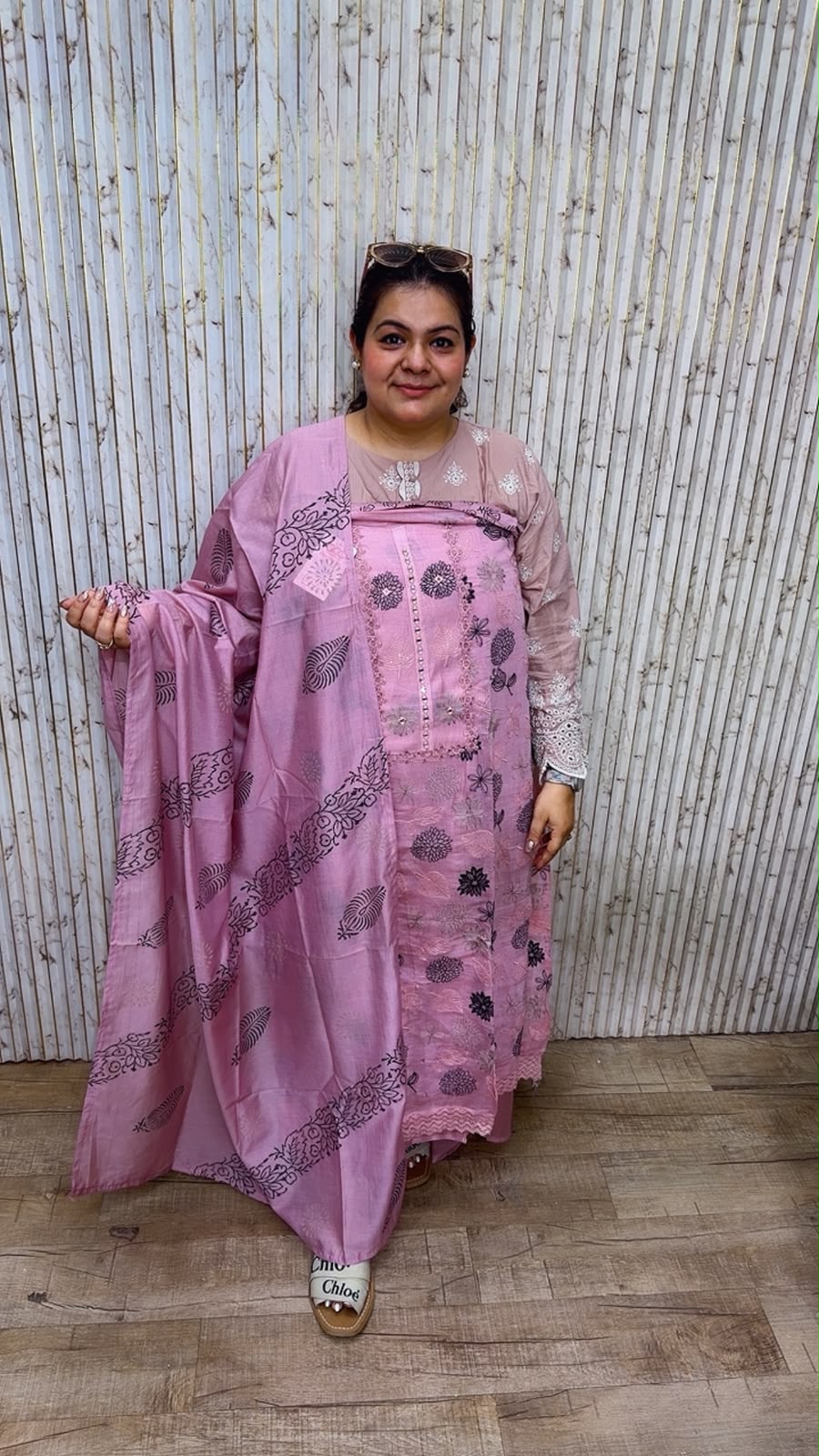 designer pure pakistani cotton suit ccc705