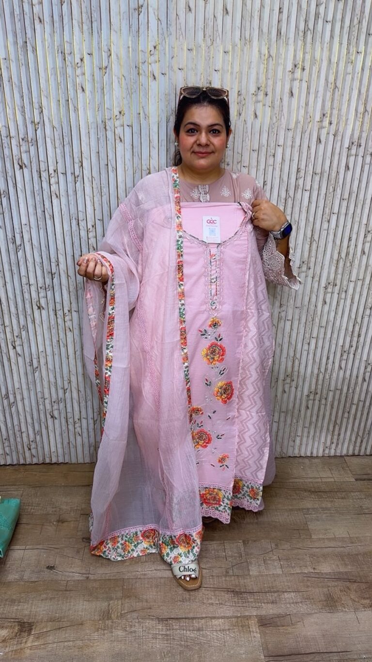 designer pure pakistani cotton suit ccc705