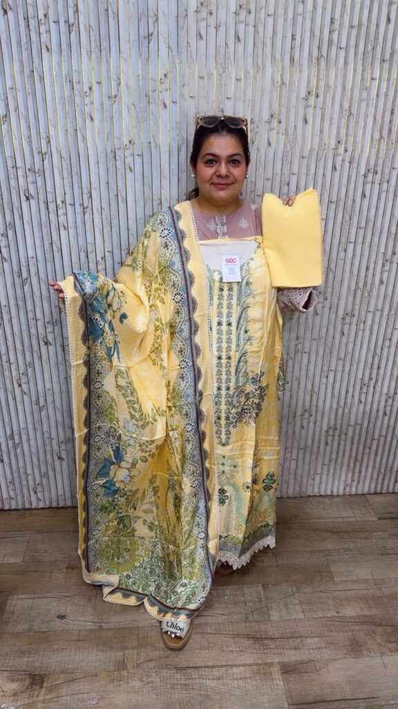 designer pure pakistani cotton suit ccc705