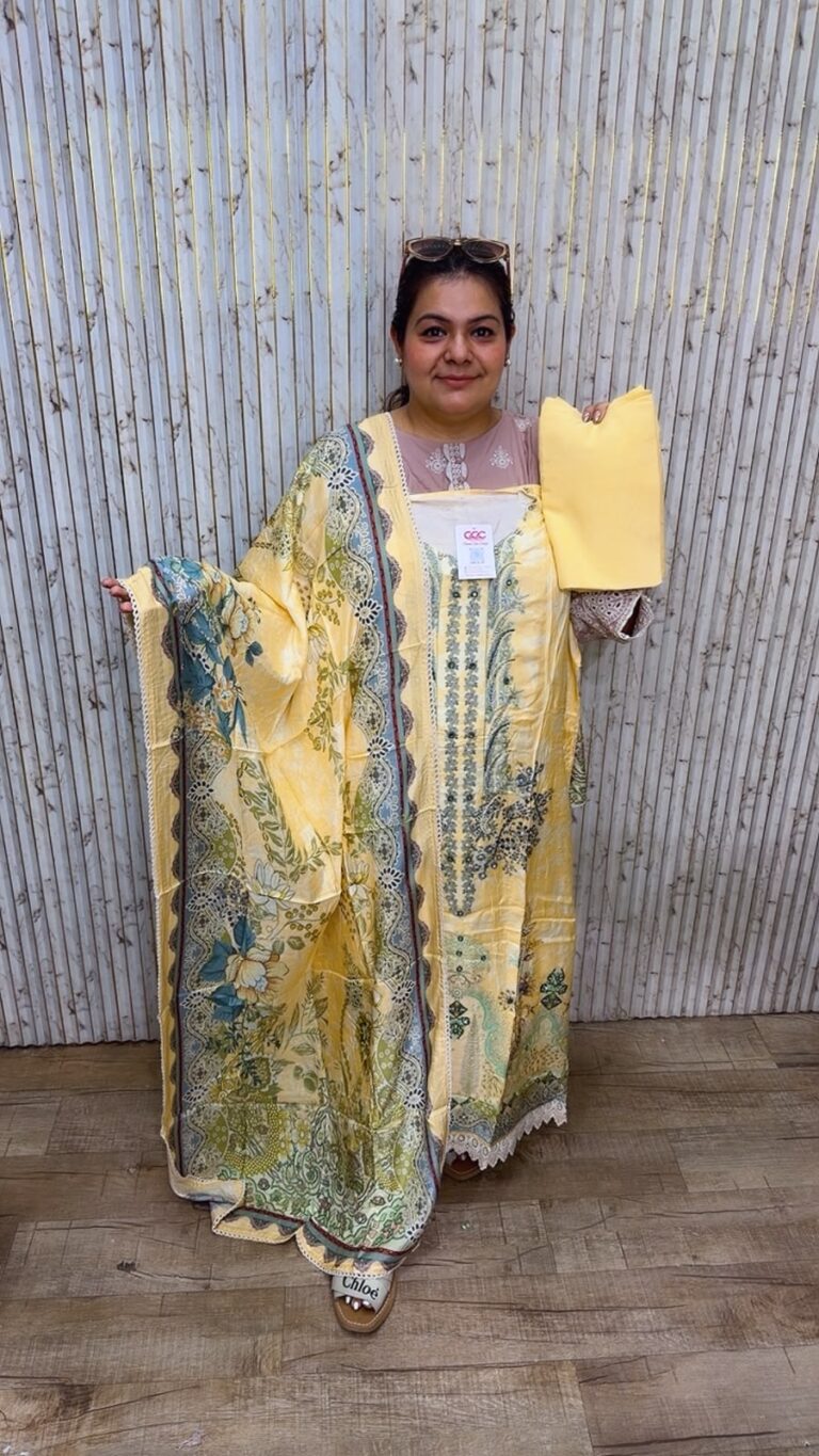 designer pure pakistani cotton suit ccc705