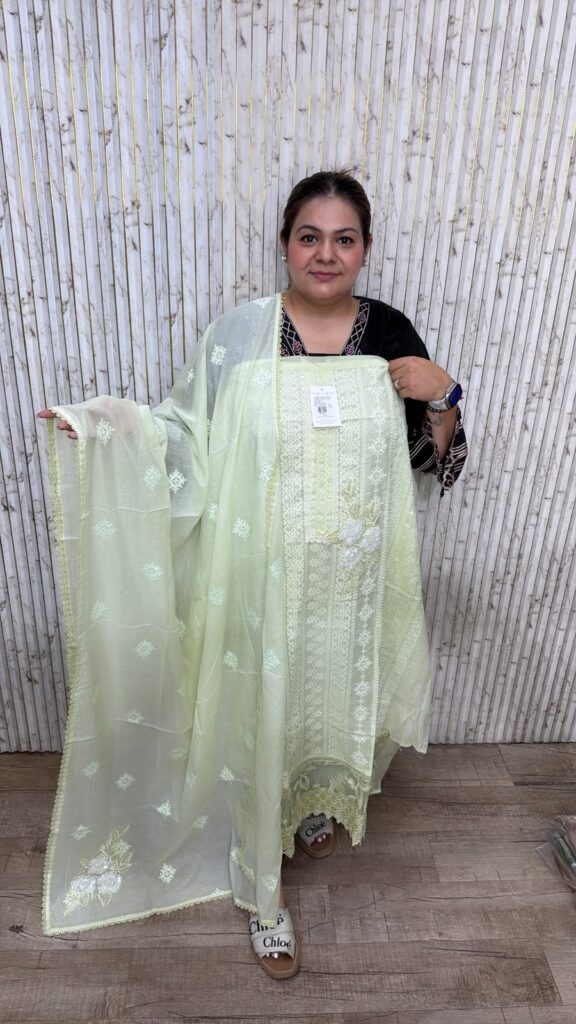 designer pure pakistani cotton suit ccc716