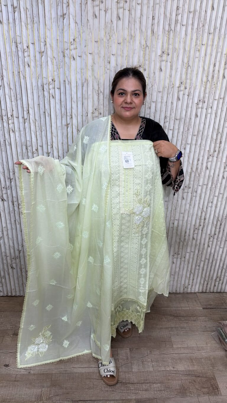 designer pure pakistani cotton suit ccc716