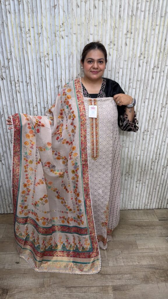 designer pure pakistani cotton suit ccc716