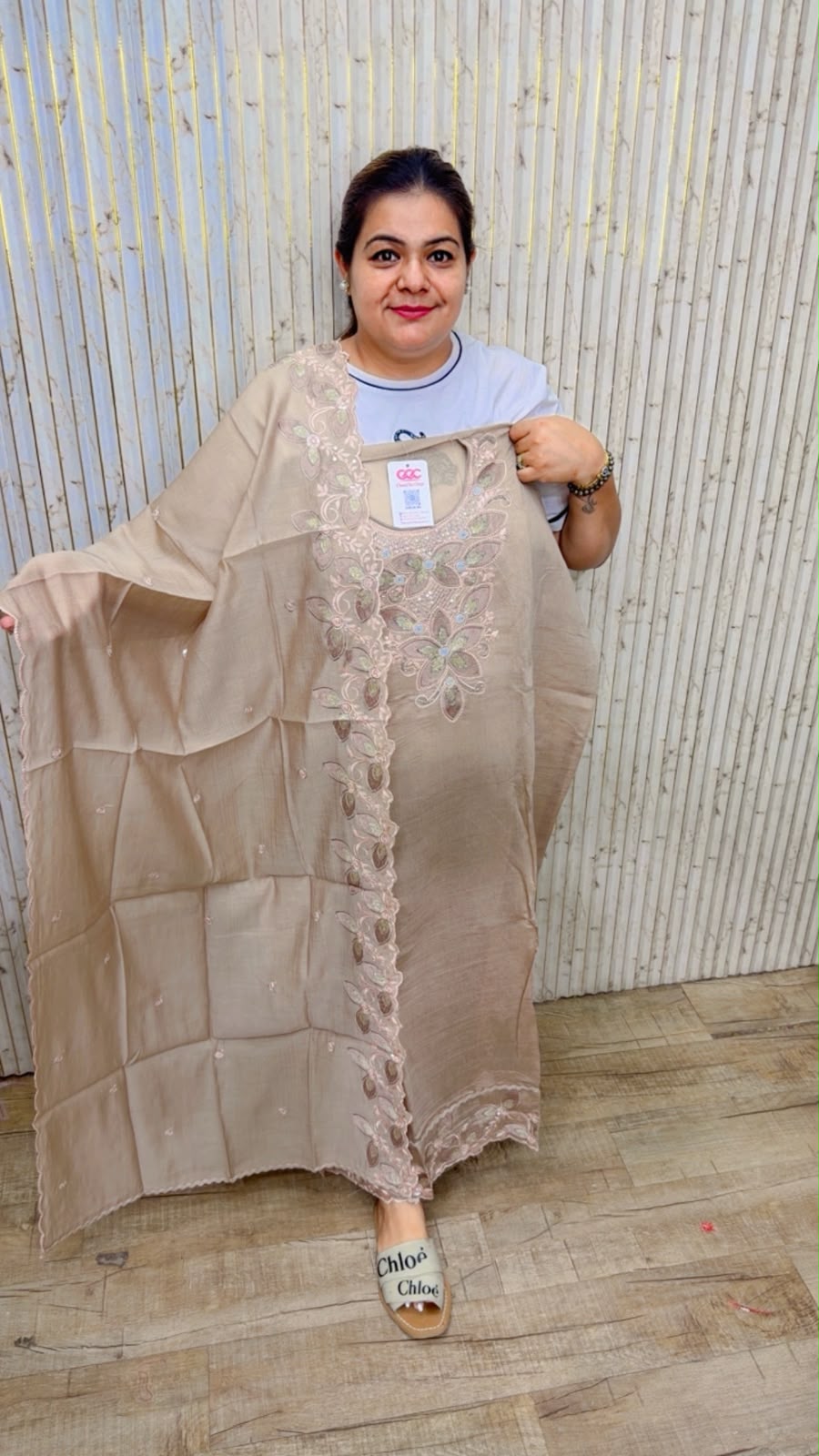 designer pure crape suit ccc528