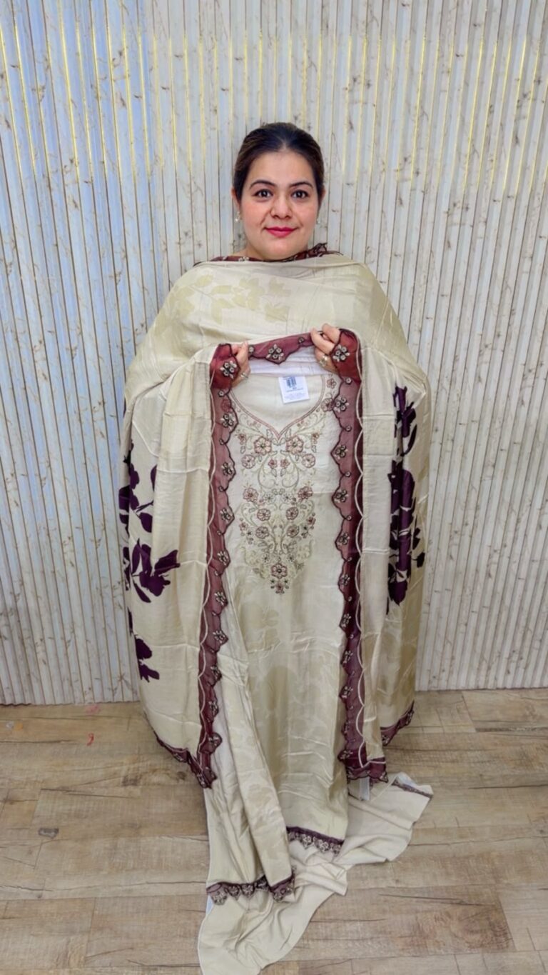 designer pure pakistani muslin suit ccc570