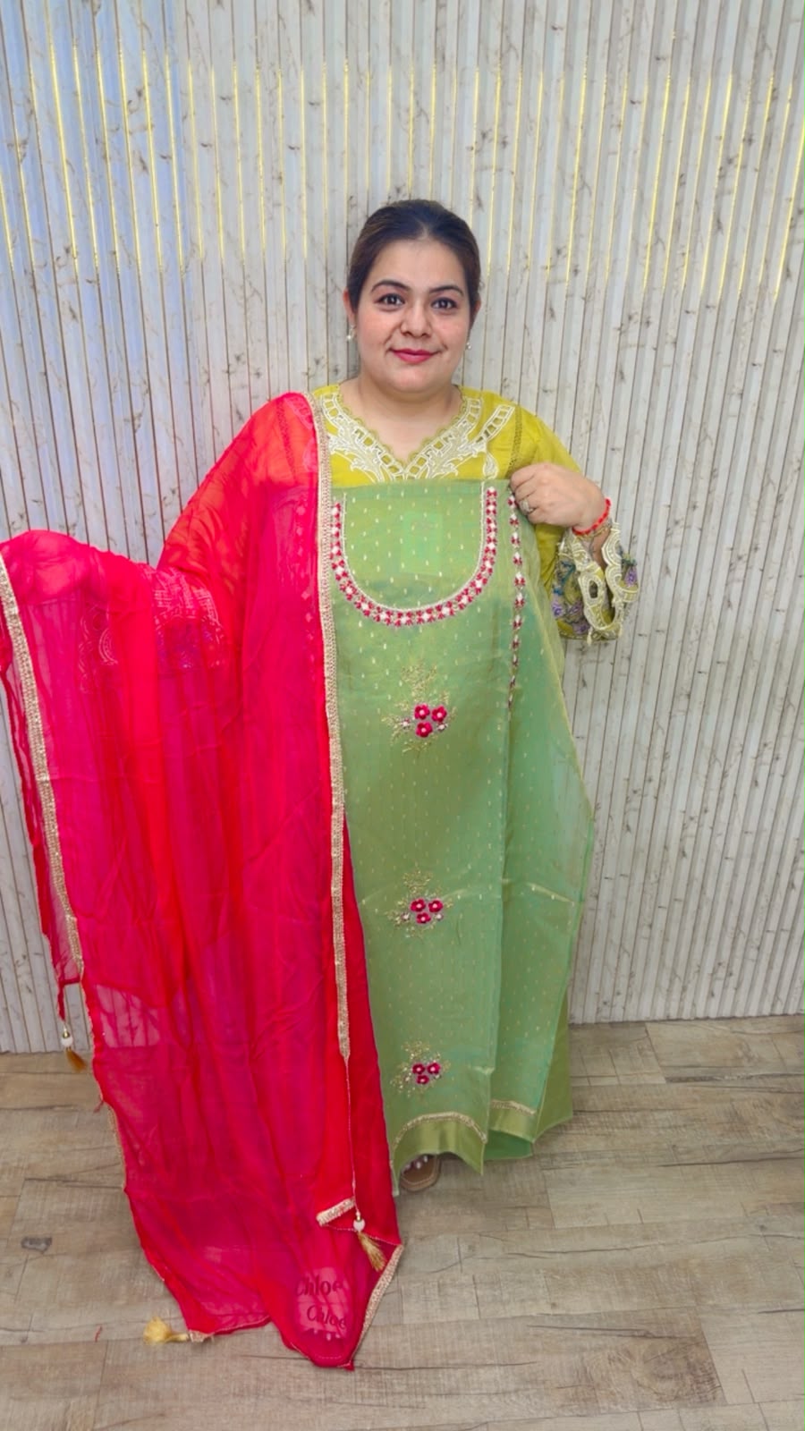 designer pure pakistani muslin suit ccc570
