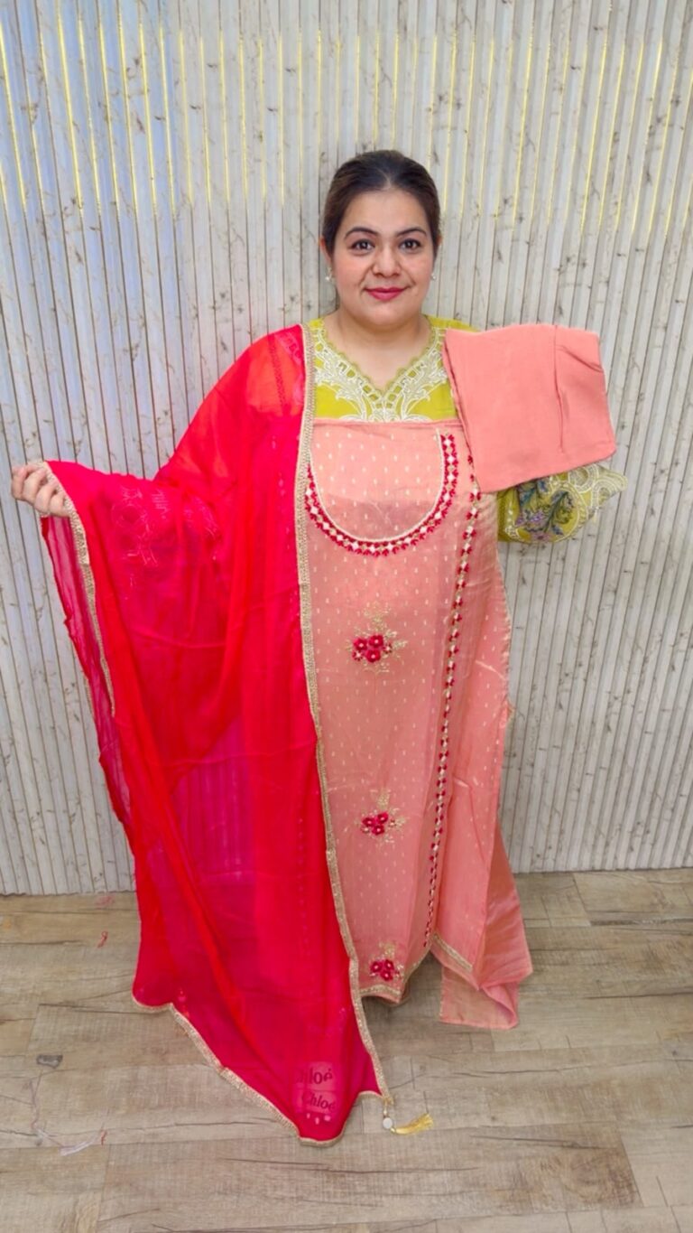 designer pure pakistani muslin suit ccc570