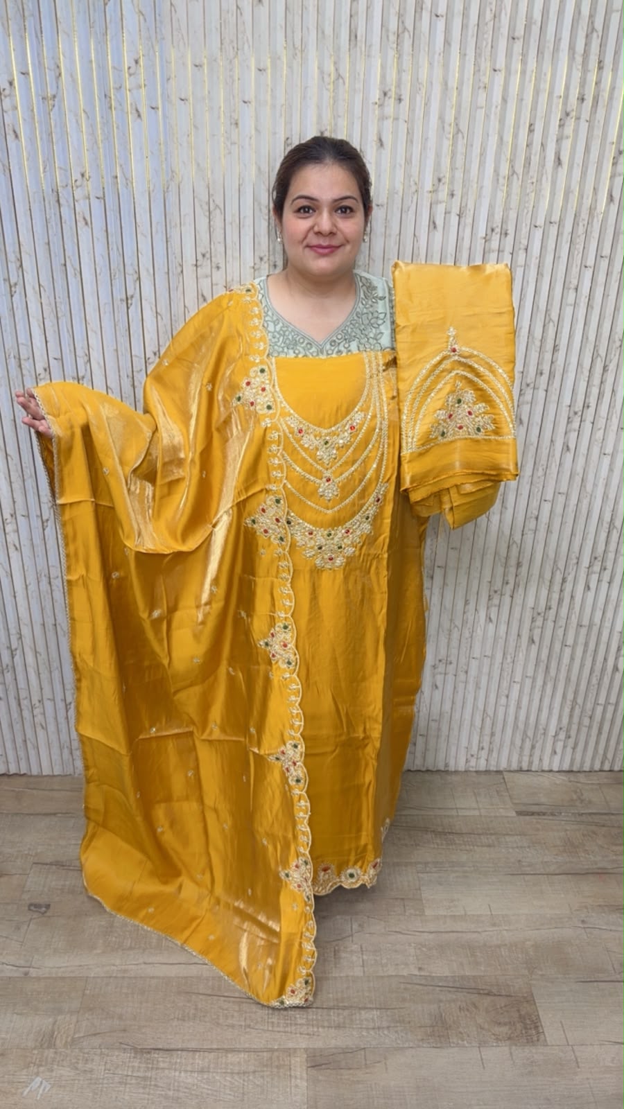 designer pure mal cotton crush suit ccc576
