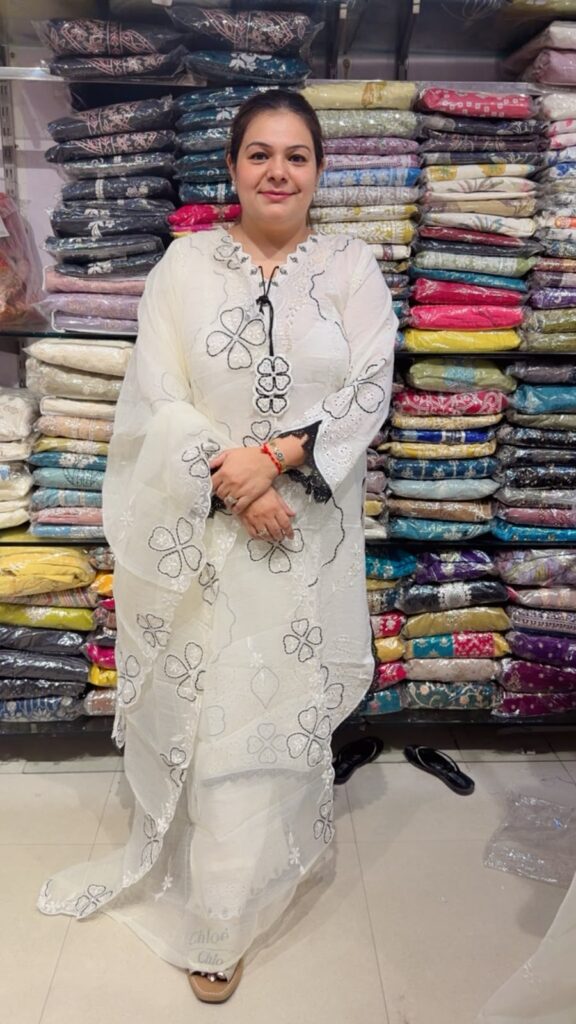 designer pure mal cotton crush suit ccc576