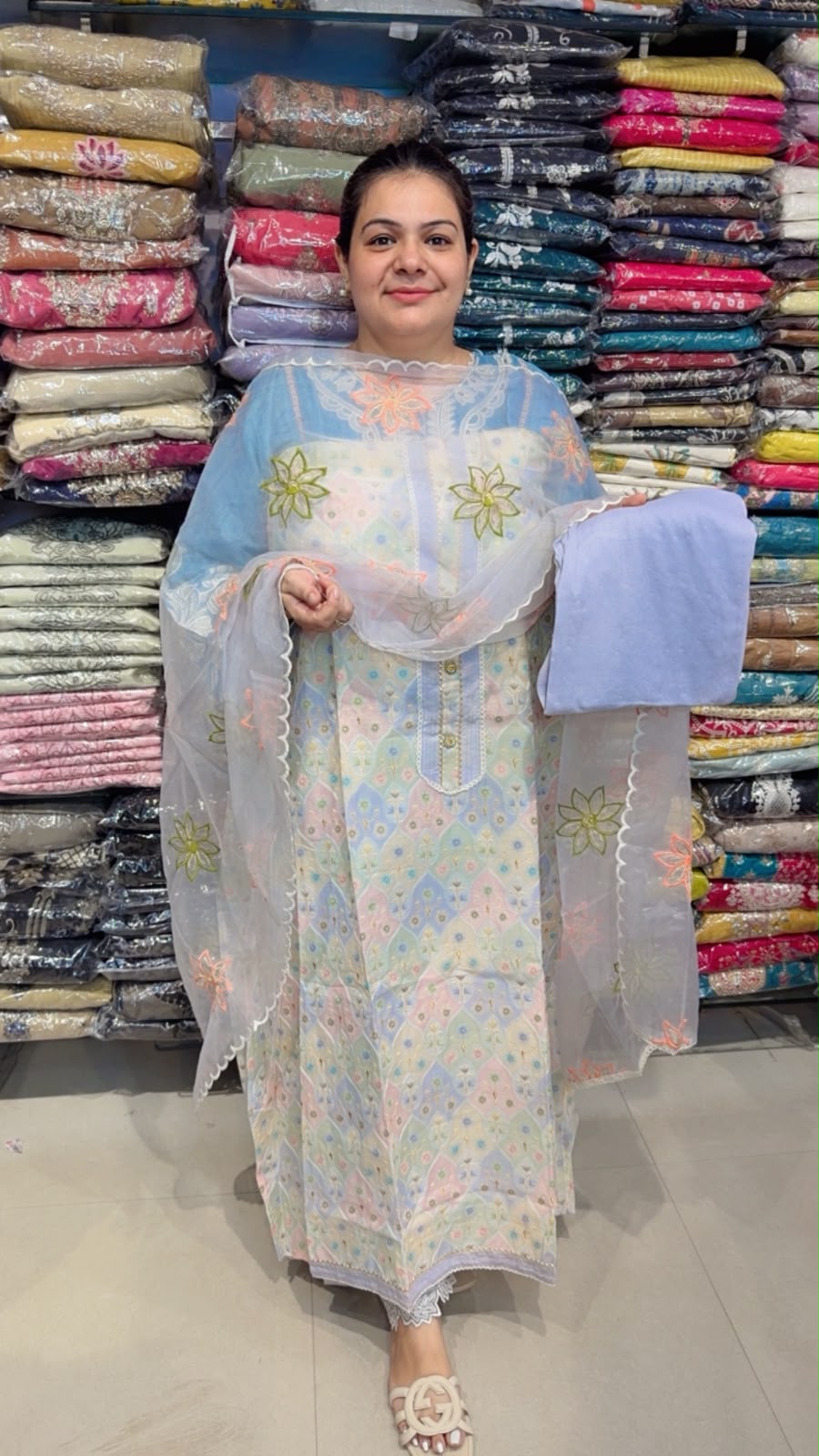 designer pure pakistani silk stitched suit ccc585