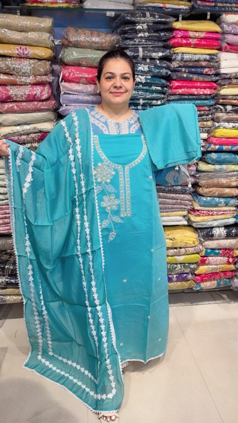 designer pure pakistani silk stitched suit ccc585