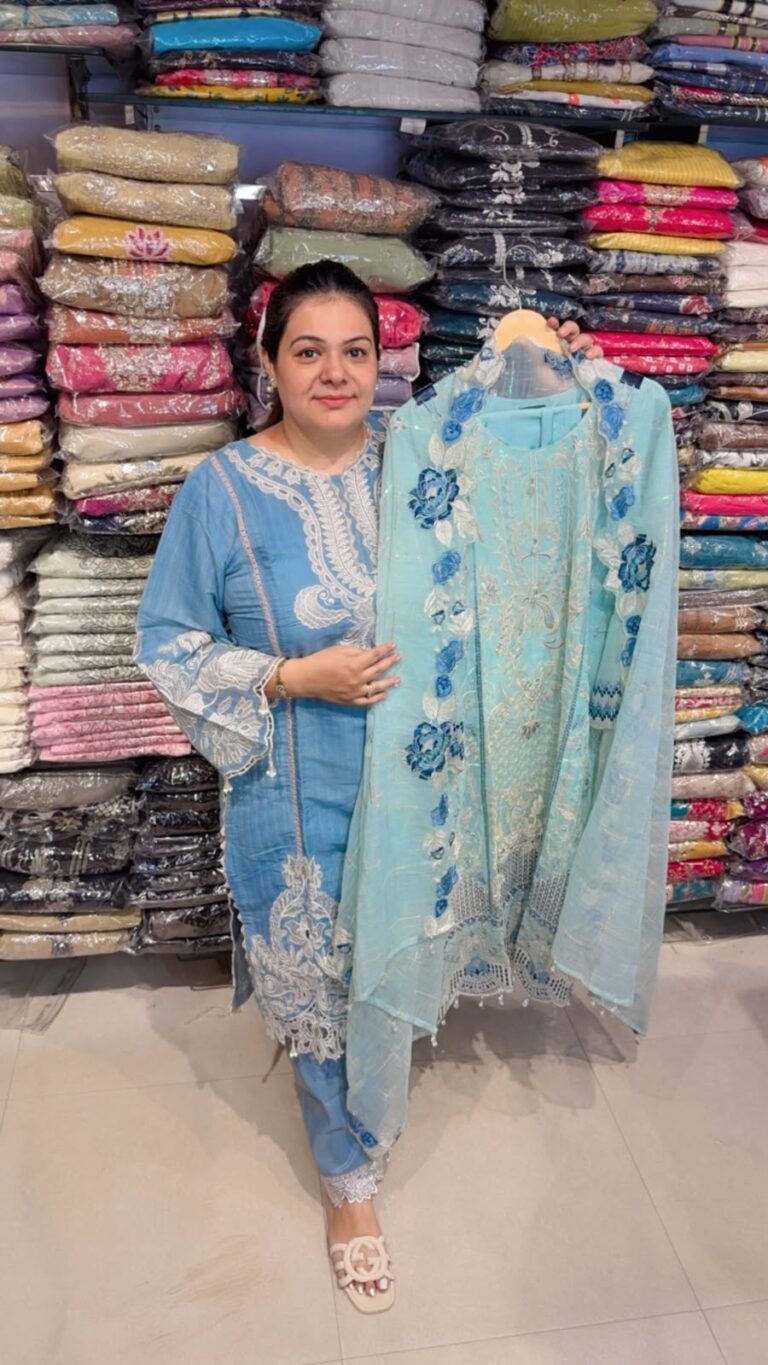 designer pure pakistani silk stitched suit ccc585