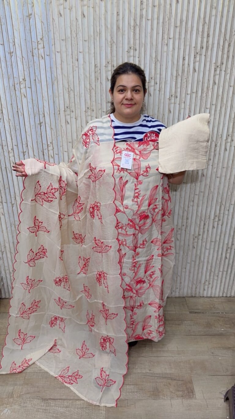 designer pure pakistani muslin suit ccc601
