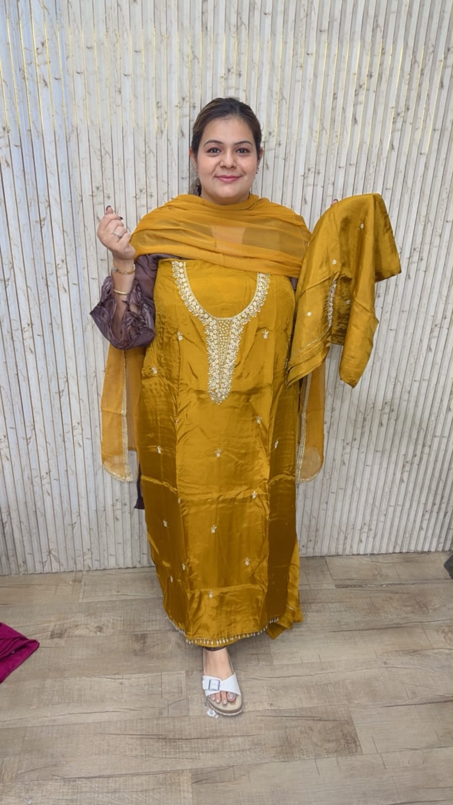 designer upada silk suit ccc647 green
