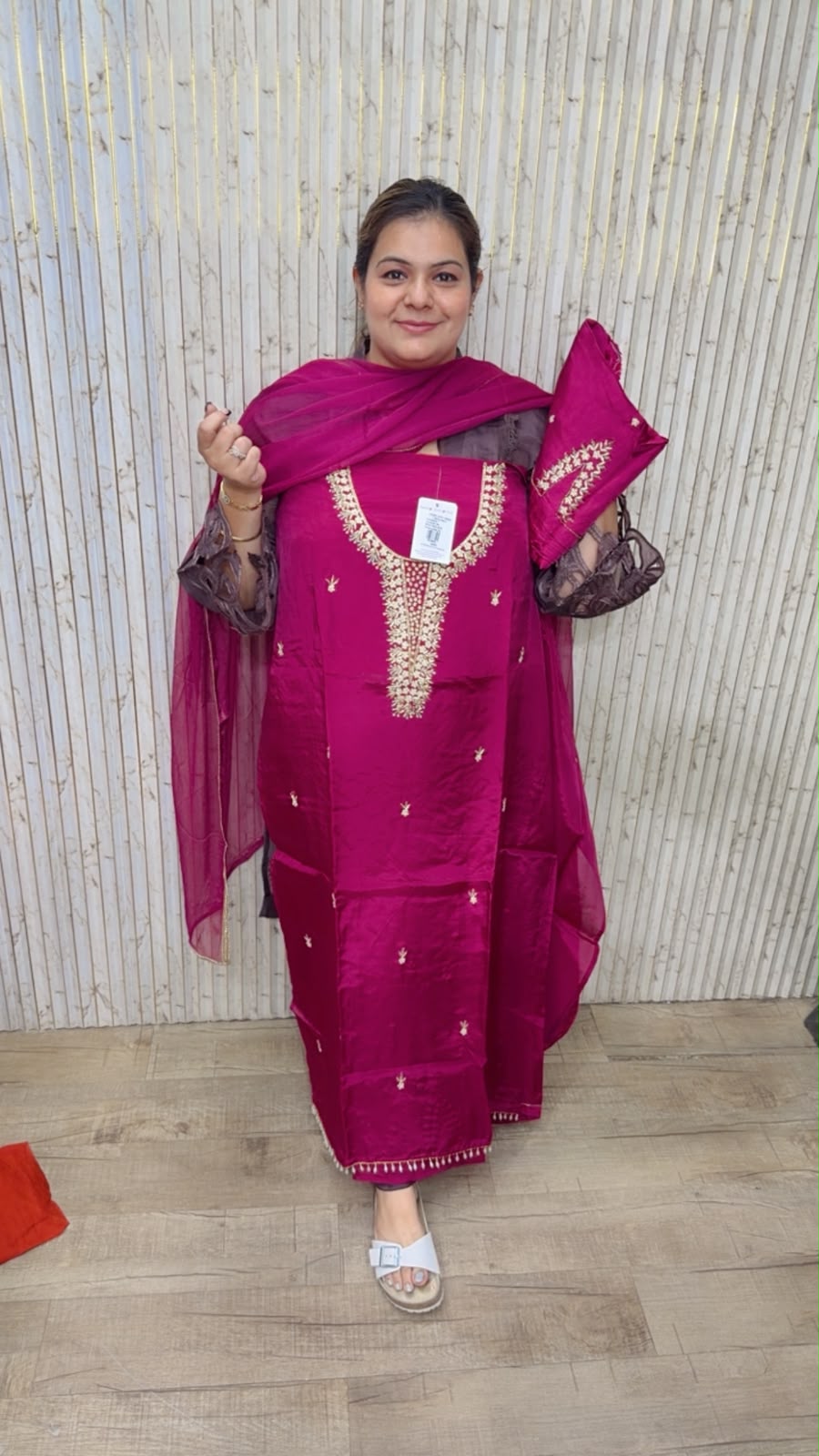 designer upada silk suit ccc647 green