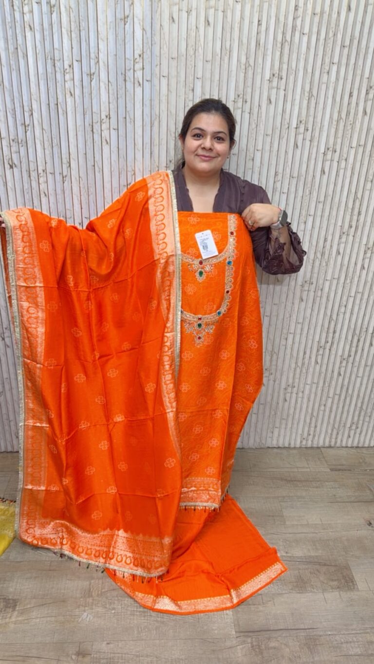 designer pure upada silk suit ccc648
