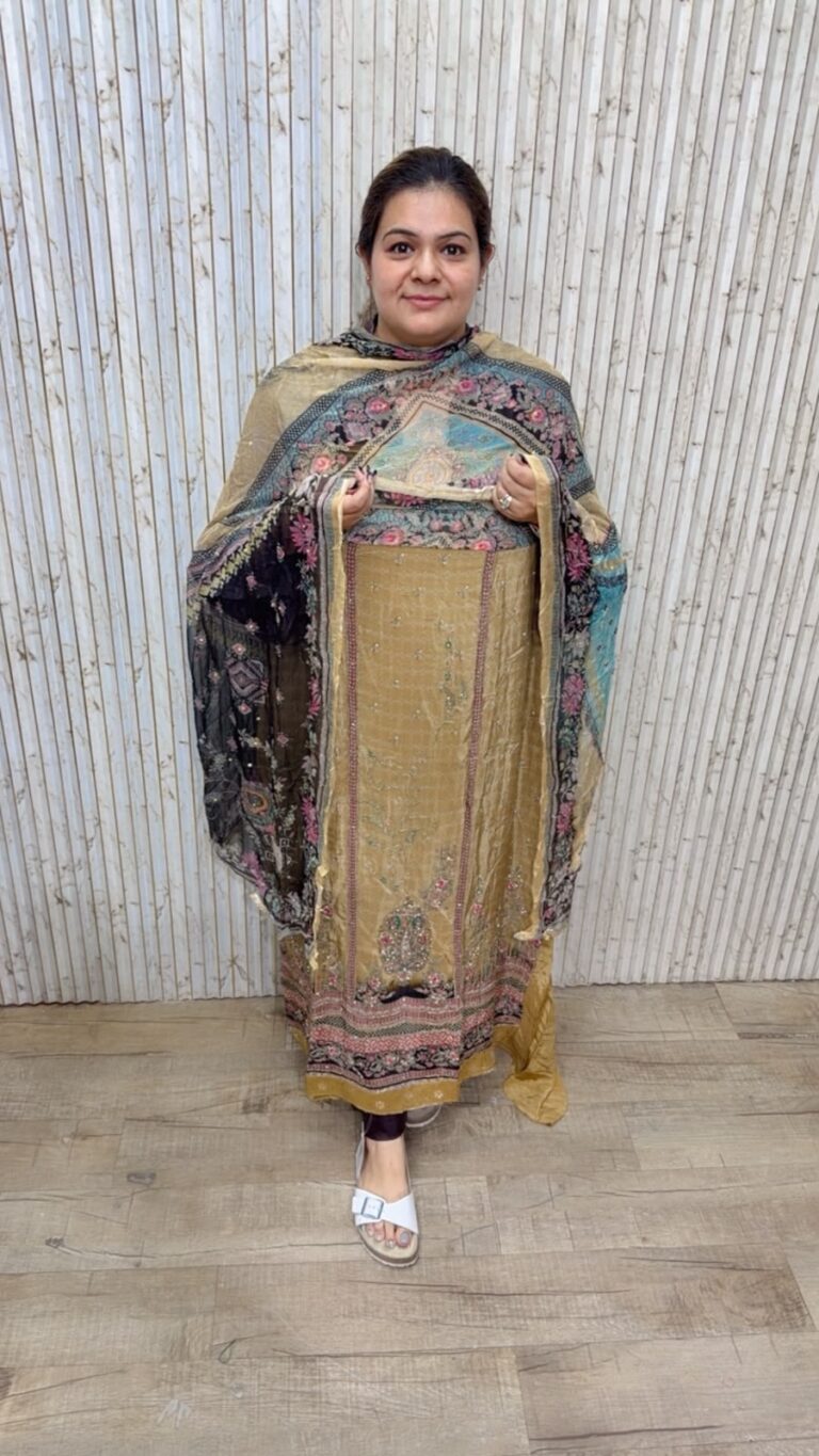 designer pure upada silk suit ccc648