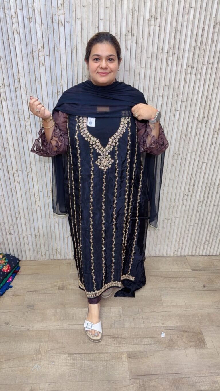 designer pure upada silk suit ccc648