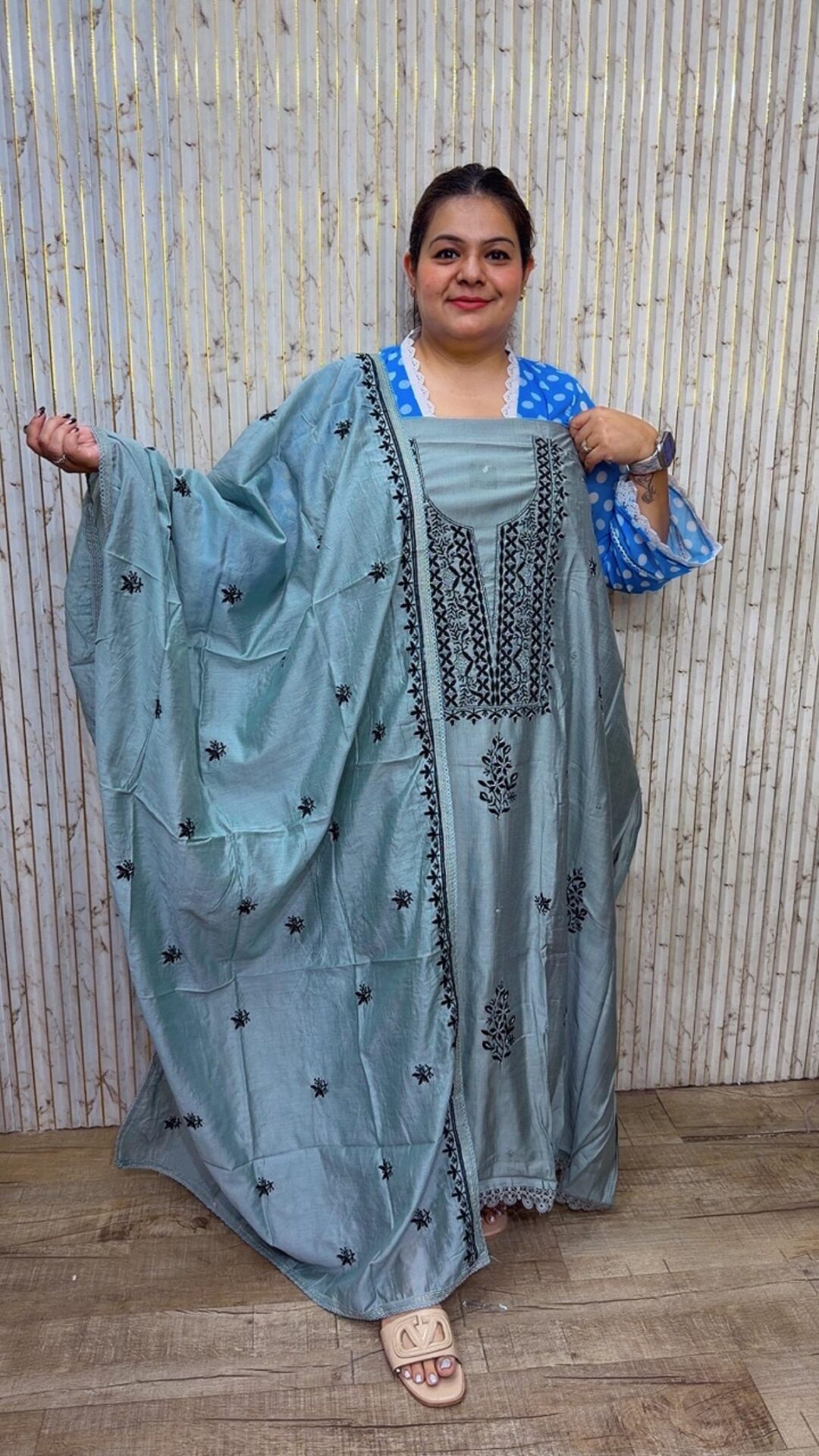 designer pure cotton with work suit ccc667
