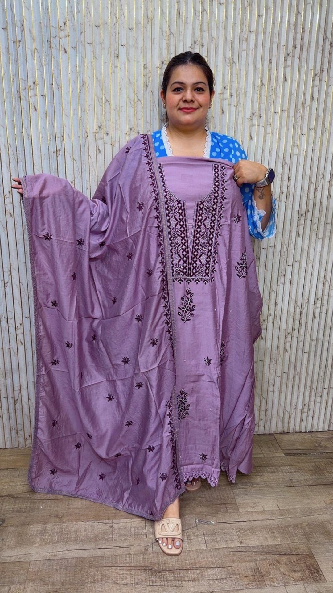 designer pure cotton with work suit ccc667