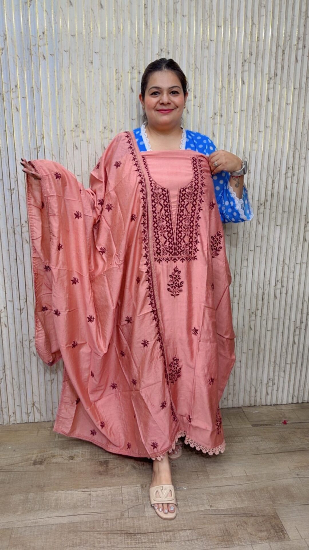designer pure cotton with work suit ccc667