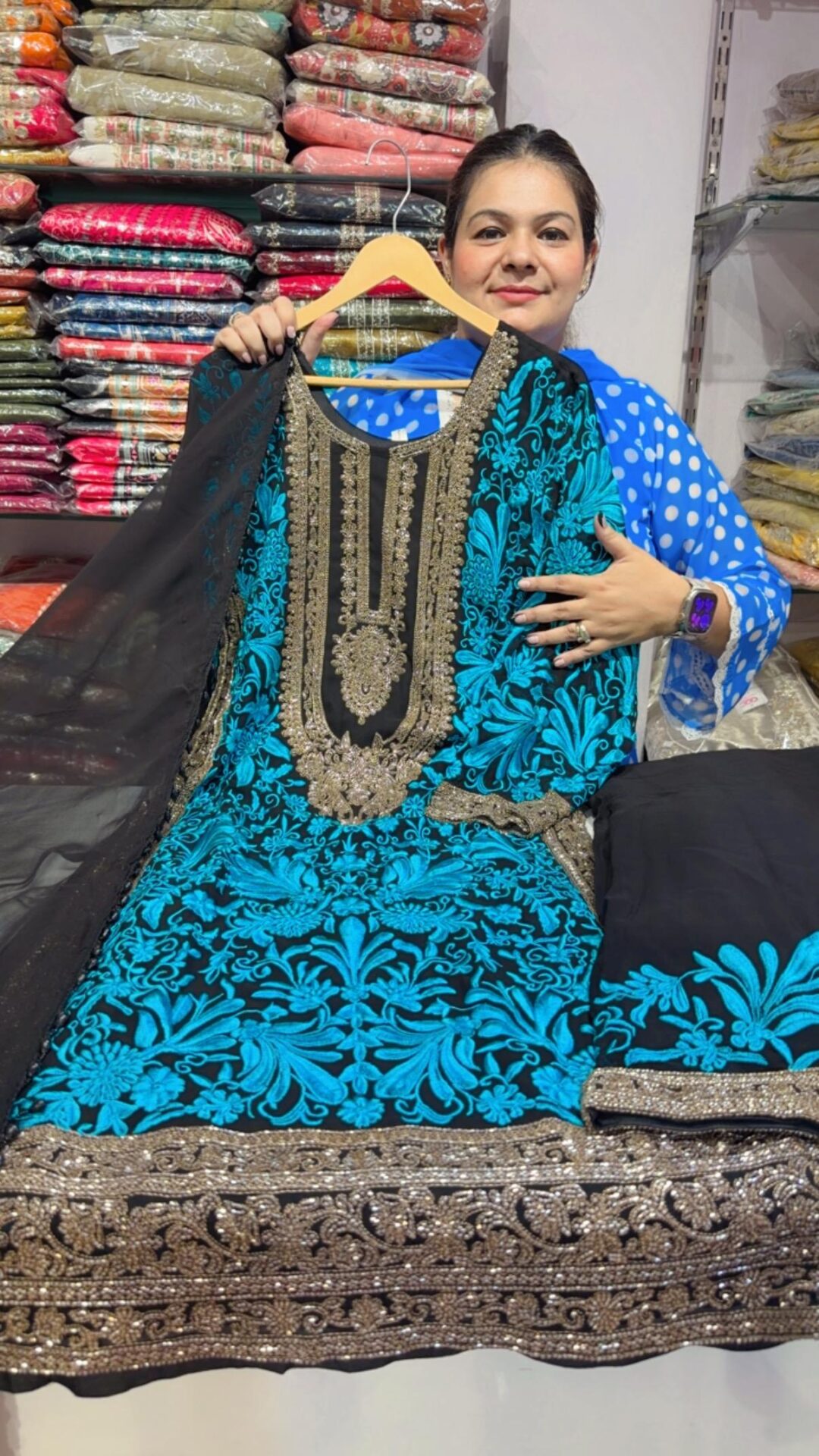 designer pure cotton with work suit ccc667