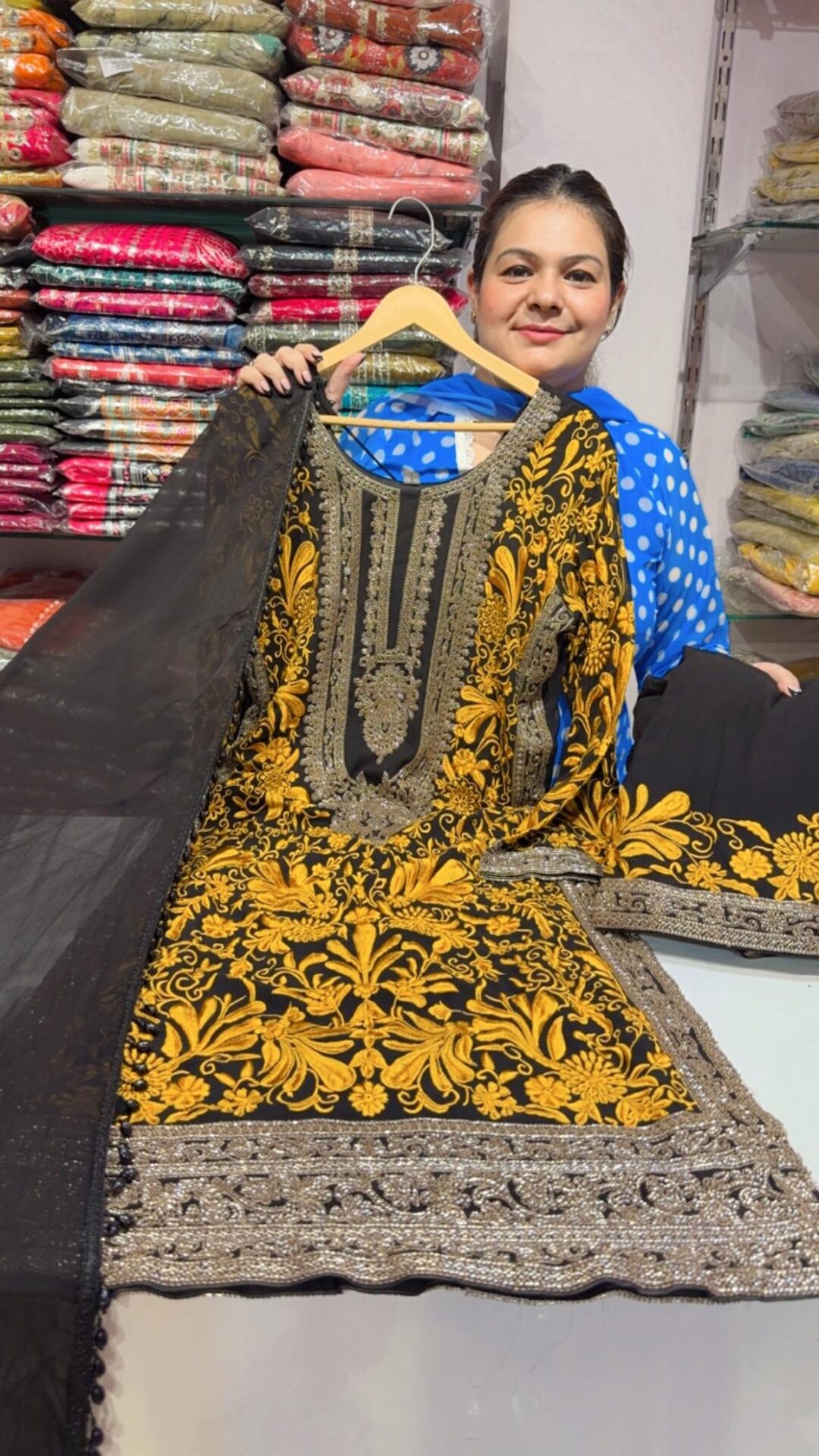 designer pure cotton with work suit ccc667