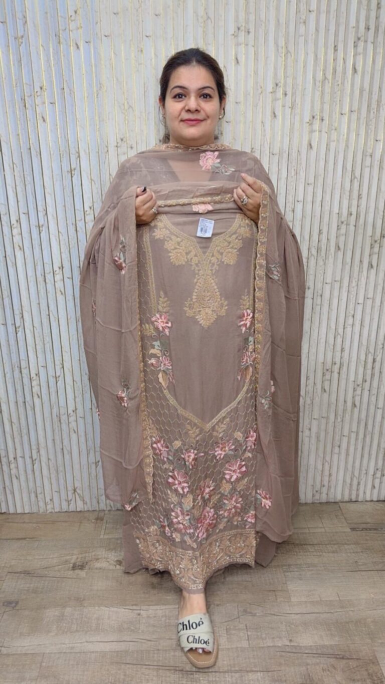 designer pure silk handwork suit ccc