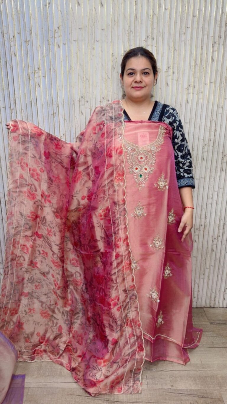 designer pure silk handwork suit ccc