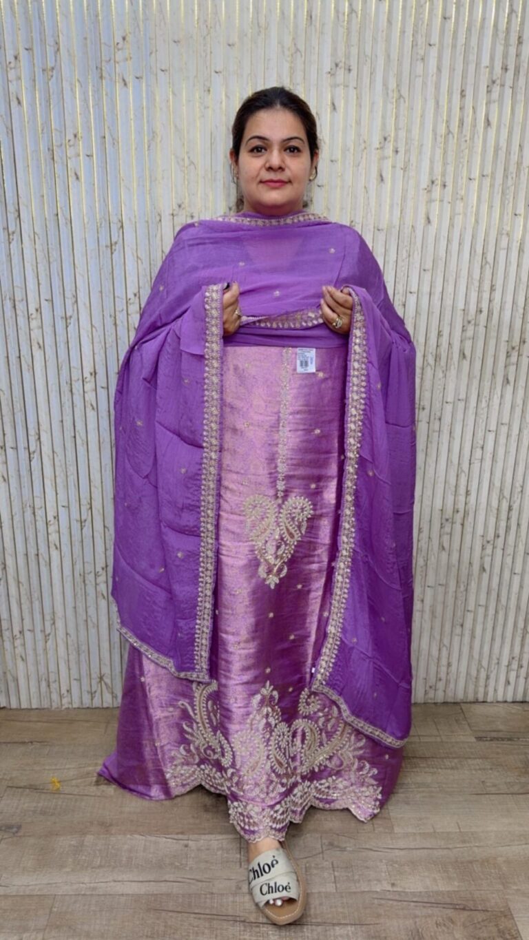 designer pure silk handwork suit ccc668
